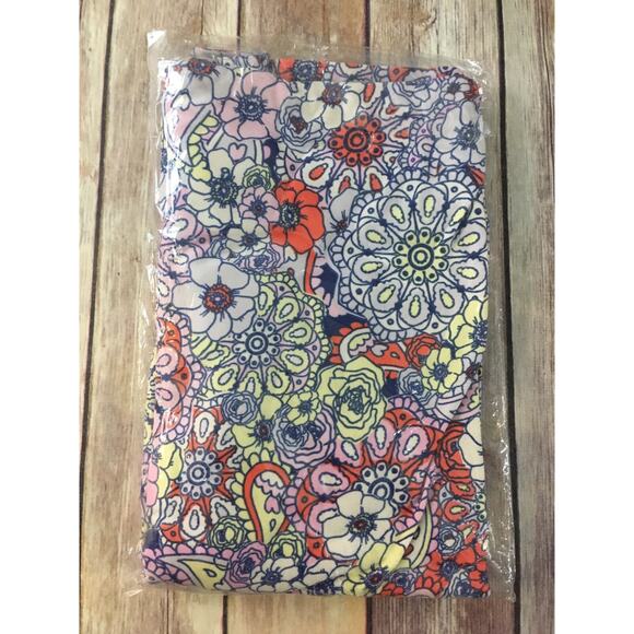 NWT LulaRoe TC2 Leggings Pink Medallion Paisley Flower Floral HTF rare Unicorn - Picture 3 of 4